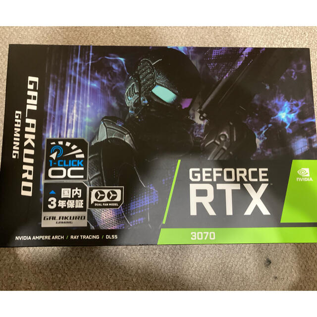 GPU玄人志向 GeForce RTX 3070 搭載  GDDR6 8GB