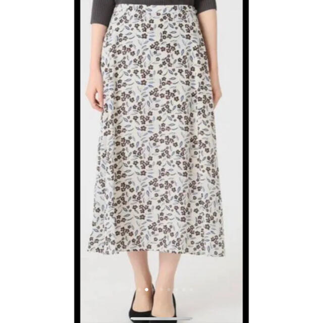 IENA(イエナ)のIENA  プリントフレアースカート　38 レディースのスカート(ロングスカート)の商品写真