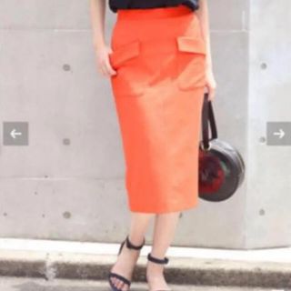Spick & Span(ひざ丈スカート ・ オレンジ/橙色系)のフリマ Spick & Span(ひざ丈スカート ・ オレンジ/橙色系)のフリマ