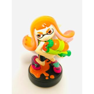 ニンテンドウ(任天堂)のオレンジガール インクリング イカガール amiibo アミーボ スプラトゥーン(ゲームキャラクター)