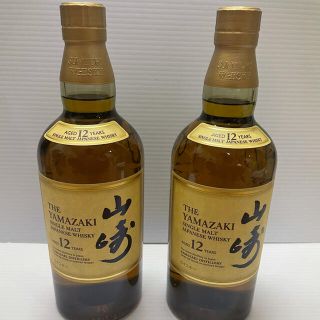 サントリー(サントリー)のサントリー山崎12年　シングルモルトウイスキー700ml 2本(ウイスキー)