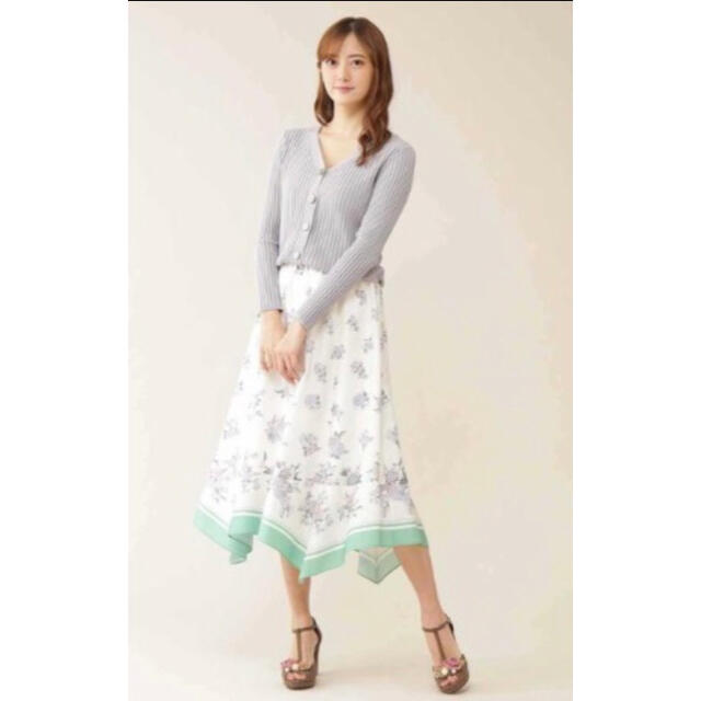 JILL by JILLSTUART スカーフフローラルスカート JILL by JILLSTUART スカーフフローラルスカート