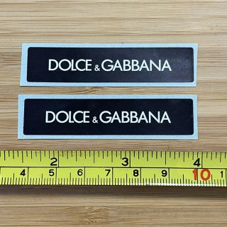 ドルチェアンドガッバーナ(DOLCE&GABBANA)のDOLCE&GABBANA シール2枚(ショップ袋)