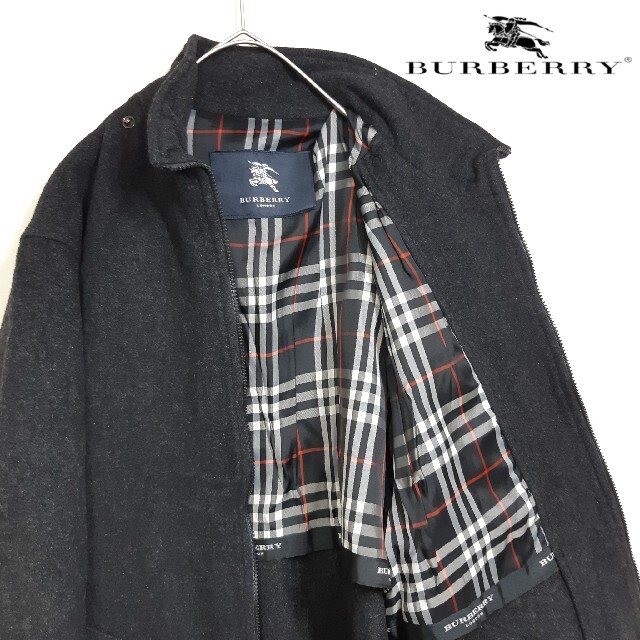 BURBERRY - 【レア】バーバリー ノバチェック ウール ジャケット 三陽