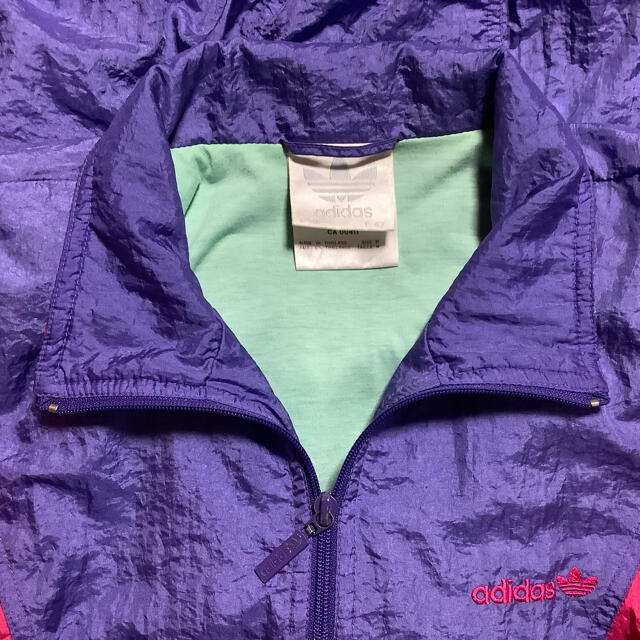 販売廉価 adidas ナイロンジャケット 90s ヴィンテージ マルチカラー