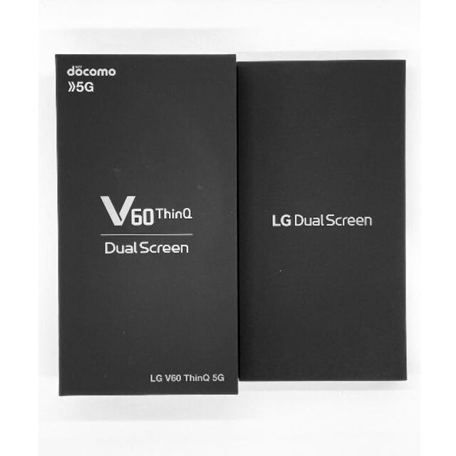 【新品未使用】LG V60 ThinQ 5G L-51A ドコモ Simフリー〇スマートフォン/携帯電話