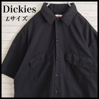 ディッキーズ(Dickies)の【激レア】ディキーズ★ワークシャツ ビック刺繍ロゴ 古着 90s シャツ(シャツ)