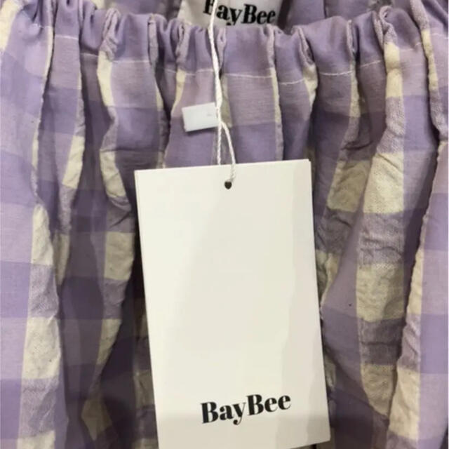 ZARA(ザラ)のbaybee ギンガムチェック　トップス レディースのトップス(シャツ/ブラウス(半袖/袖なし))の商品写真