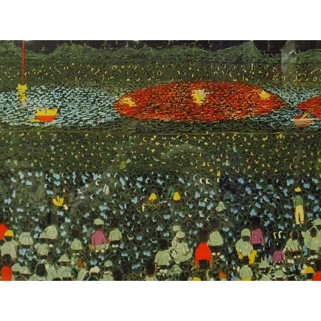 新品 限定300部 天才画家 山下清 代表作 リトグラフ 長岡の花火 あずま工芸 新作/公式 リトグラフ 山下清 放浪の天才画家 専用 限定300部 長岡の花火 ① 真作保証 版画