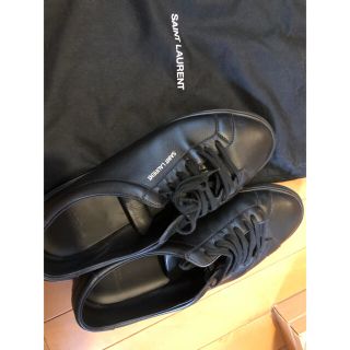 サンローラン(Saint Laurent)のサンローラン　SAINTLAURENT 黒　メンズ　靴(スニーカー)