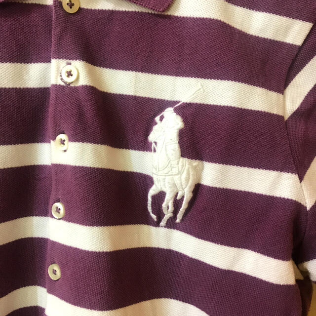 POLO RALPH LAUREN(ポロラルフローレン)のラルフローレン　ボーダーポロシャツ　ビッグポニー レディースのトップス(ポロシャツ)の商品写真