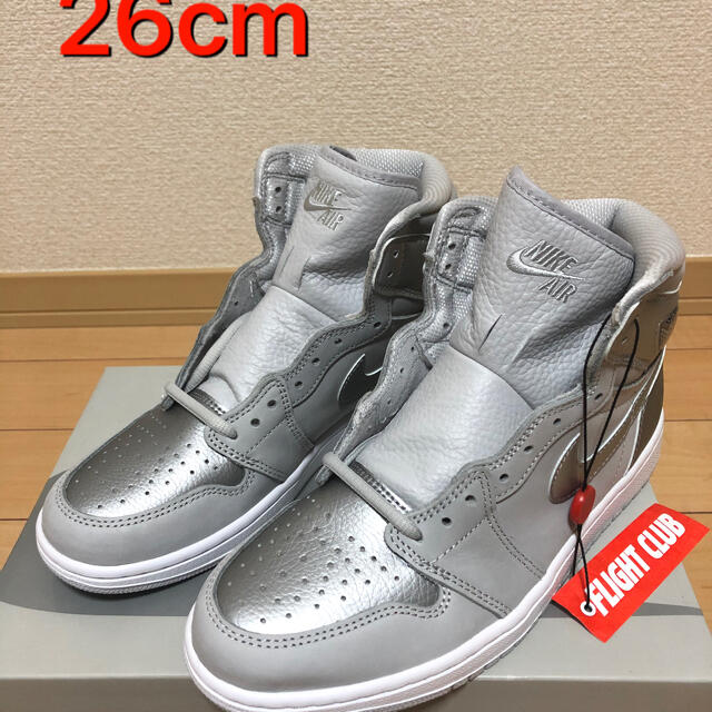 NIKE(ナイキ)の【新品】AIR JORDAN 1 CO.JP "METALLIC SILVER" メンズの靴/シューズ(スニーカー)の商品写真