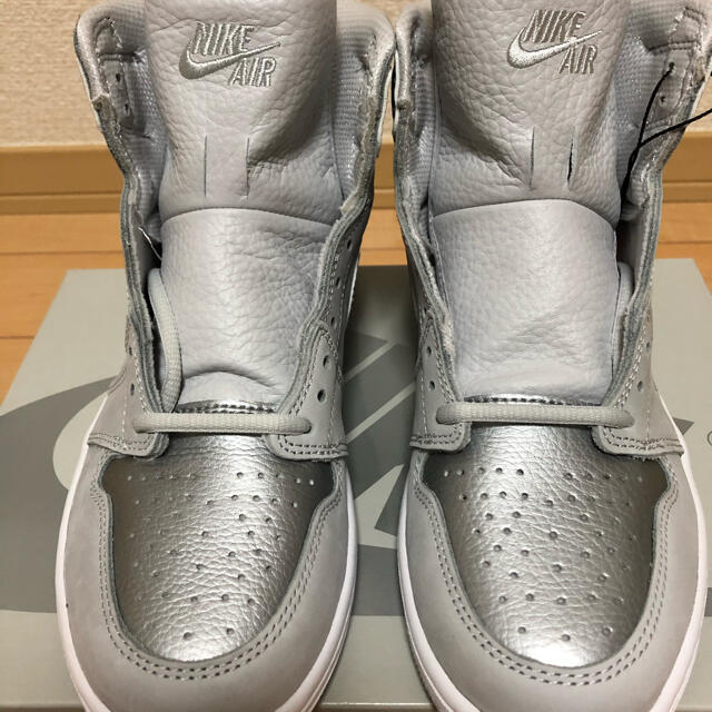 NIKE(ナイキ)の【新品】AIR JORDAN 1 CO.JP "METALLIC SILVER" メンズの靴/シューズ(スニーカー)の商品写真