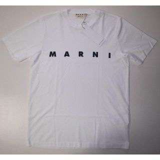 マルニ(Marni)のmarni マルニ logo ロゴ Tシャツ size46 white(Tシャツ/カットソー(半袖/袖なし))