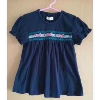 ビケットクラブ(Biquette Club)のみみちゃんママ様専用　ビケットクラブ　Ｔシャツ　110　ネイビー　USED(Tシャツ/カットソー)