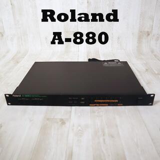 ローランド(Roland)の【希少品】ローランド Roland A-880 MIDI パッチ ミキサー(その他)