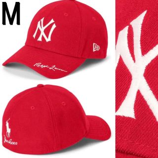 ラルフローレン(Ralph Lauren)のMLB Ralph Lauren Yankees New Era 赤 Mサイズ(キャップ)