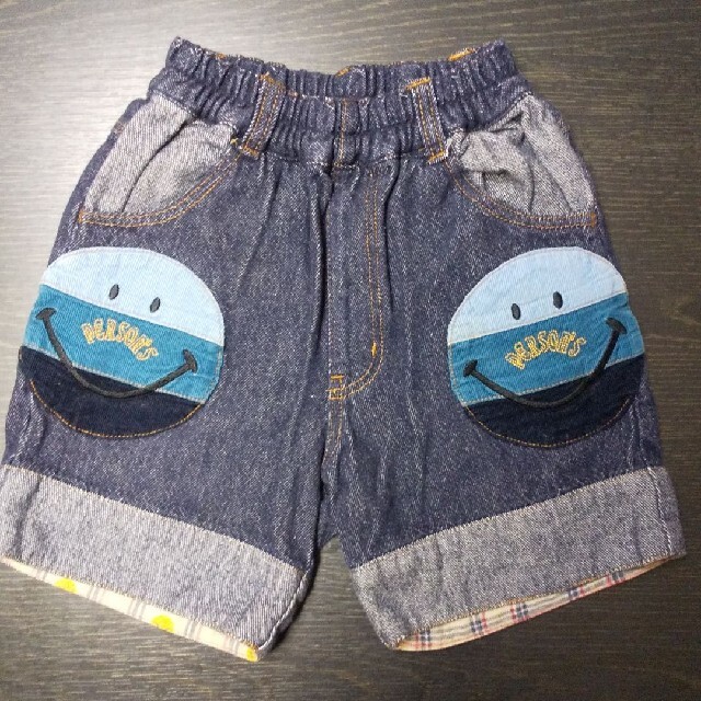 PERSON'S KIDS(パーソンズキッズ)のPERSON’Sデニムショートパンツsize90 キッズ/ベビー/マタニティのキッズ服男の子用(90cm~)(パンツ/スパッツ)の商品写真