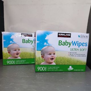 コストコ(コストコ)のBaby Wipes ベビーワイプおしりふき　900枚x2箱セット(ベビーおしりふき)