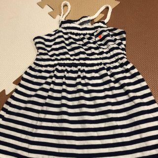 ベビーギャップ(babyGAP)のワンピース　ボーダー　美品(ワンピース)