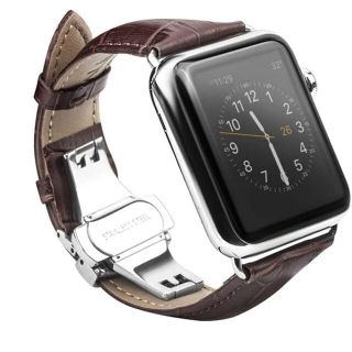 アップルウォッチ(Apple Watch)の【未使用品】Apple Watch 42/44mm レザーバンド(レザーベルト)