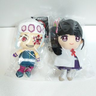 宇髄天元 ＆ 栗花落カナヲ 2個セット  ぬいぐるみ  Chibi(ぬいぐるみ)