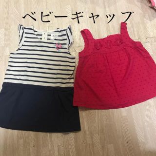 ベビーギャップ(babyGAP)のベビーギャップ　ワンピース  ノースリーブ  80(ワンピース)