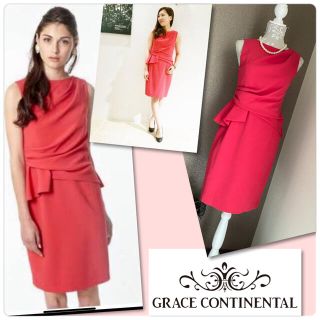 グレースコンチネンタル(GRACE CONTINENTAL)の♡グレースコンチネンタル　フリルタックワンピース♡(ひざ丈ワンピース)