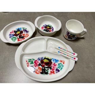 ヒステリックミニ(HYSTERIC MINI)のらーたん様専用　ヒスミニ　ベビー食器セット　7点セット(離乳食器セット)