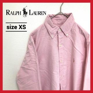 ラルフローレン(Ralph Lauren)の90s 古着 ラルフローレン BDシャツ 刺繍ロゴ ワンポイントロゴ XS(シャツ)