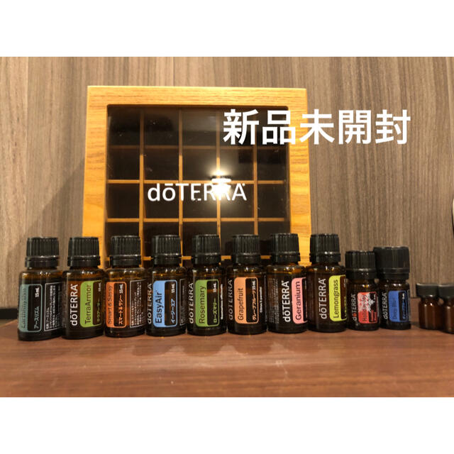 新品未開封】ドテラ 10本セット 正規品 オイル ウッドボックス 新品未開封】ドテラ 10本セット 正規品 オイル ウッドボックス