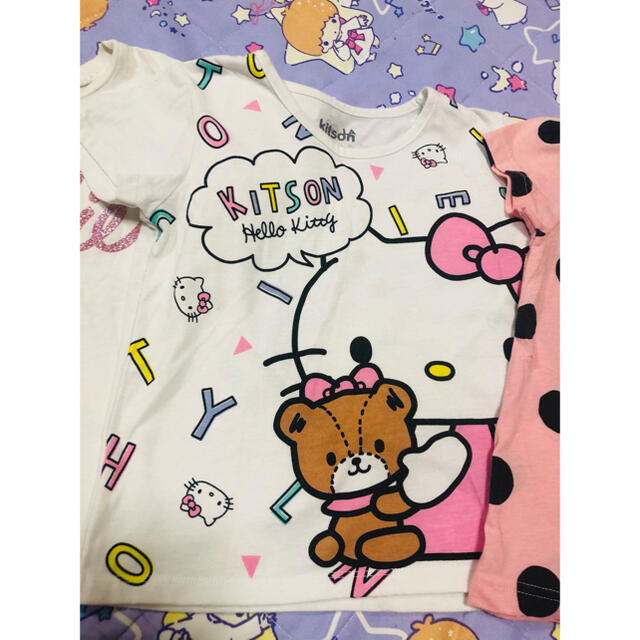 女の子Ｔシャツ3枚セット　120センチ キッズ/ベビー/マタニティのキッズ服女の子用(90cm~)(Tシャツ/カットソー)の商品写真