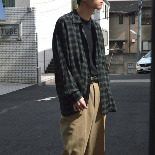 人気超激安 COMOLI - comoli 20SS レーヨンオープンカラーシャツ