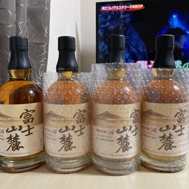 驚きの値段 キリン - 4本セット 樽熟原酒 富士山麓 ウイスキー
