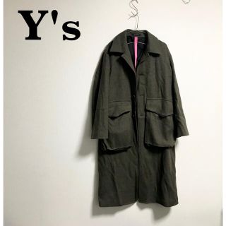 ヨウジヤマモト(Yohji Yamamoto)のY's pink yohji yamamoto チェスターコート ビッグポケット(チェスターコート)