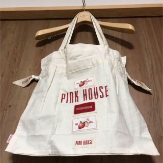 ピンクハウス(PINK HOUSE)の☆ケイト様専用　新品　ピンクハウス  リボン　いちご　エコバッグ(エコバッグ)