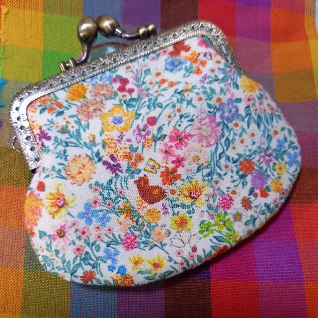 franche lippee(フランシュリッペ)の【花パズル】ハンドメイド　がま口　yukiemon　フランシュリッペ ハンドメイドのファッション小物(ポーチ)の商品写真