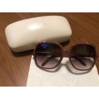 定価3.8万 Chloe クロエ ラウンドシェイプ サングラス CL2219