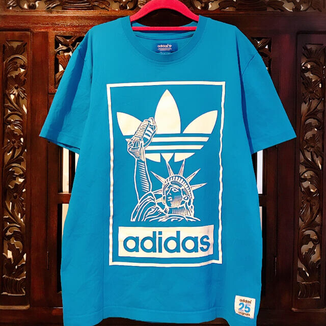 adidas(アディダス)のアディダス NIGO 自由の女神 Tシャツ ブルー タンクトップ ジャージ  メンズのトップス(Tシャツ/カットソー(半袖/袖なし))の商品写真