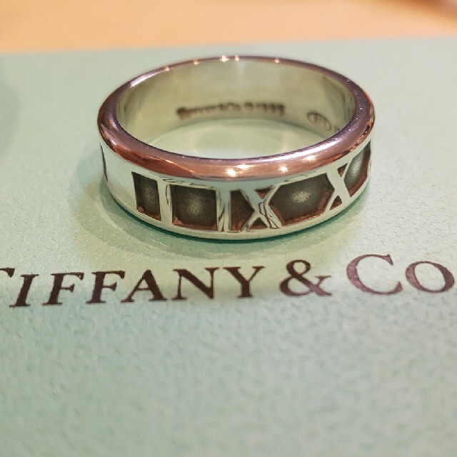 Tiffany & Co.(ティファニー)のTiffany ティファニー アトラス リング 指輪 １７号 メンズのアクセサリー(リング(指輪))の商品写真