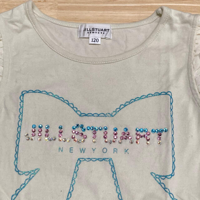 JILLSTUART NEWYORK(ジルスチュアートニューヨーク)のパンナコッタ様専用　JILL STUART   フレンチスリーブTシャツ　120 キッズ/ベビー/マタニティのキッズ服女の子用(90cm~)(Tシャツ/カットソー)の商品写真