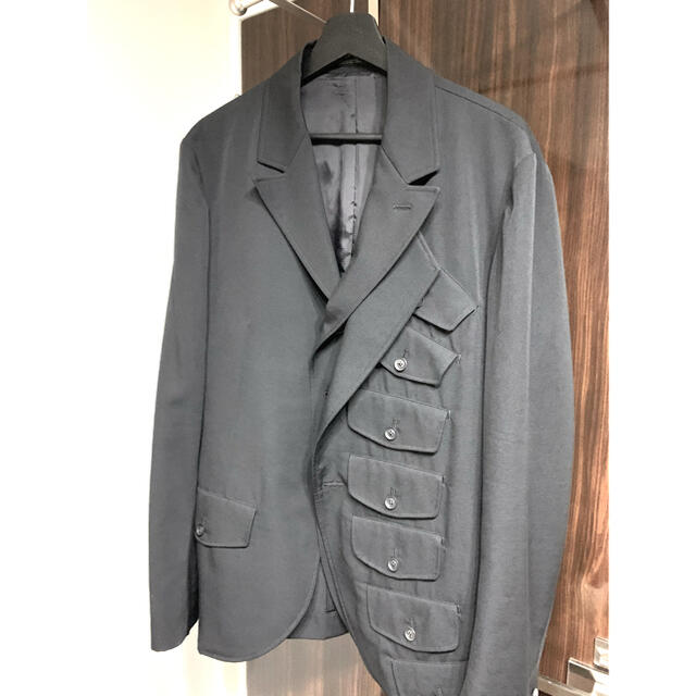 ヨウジヤマモト 19ss look1 フラップジャケット-