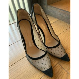 ジャンヴィットロッシ(Gianvito Rossi)の★あいす様専用★ジャンヴットロッシ　ドットパンプス(ハイヒール/パンプス)