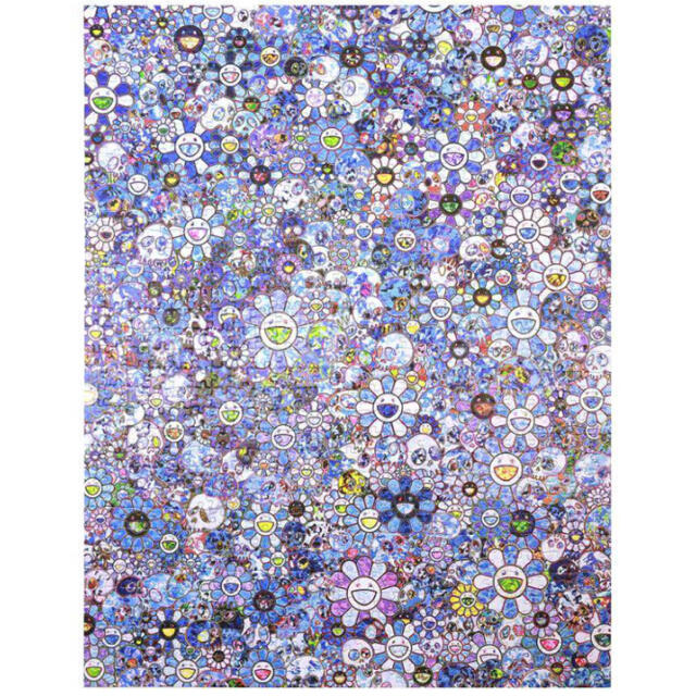 TonarinoZingaroJigsaw Puzzle / SKULLS & FLOWERS BLUE