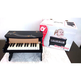 スターピアノ 木製 ピアノ piano ミュージック 25鍵盤 ミニピアノ(楽器のおもちゃ)