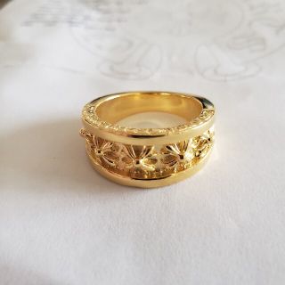 クロムハーツ(Chrome Hearts)のCHROME HEARTS　クロムハーツ　ナローVバンドリング　18号　22K　(リング(指輪))