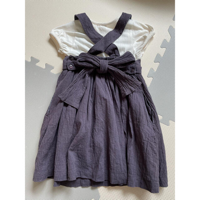 petit main(プティマイン)のワンピース プティマイン  petitmain キッズ/ベビー/マタニティのキッズ服女の子用(90cm~)(ワンピース)の商品写真