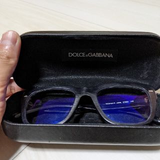 ドルチェアンドガッバーナ(DOLCE&GABBANA)のDOLCE&GABBANA 眼鏡　メガネ　ドルチェ&ガッバーナ　伊達メガネ(サングラス/メガネ)