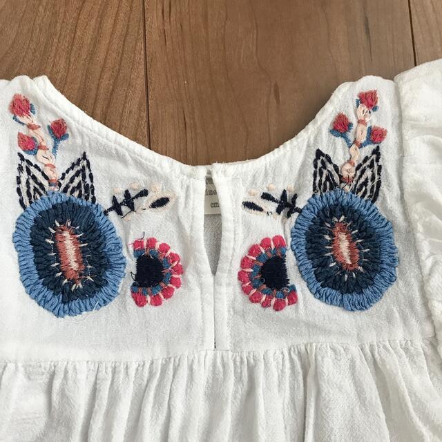 ZARA KIDS(ザラキッズ)のZARA  122 刺繍ブラウス キッズ/ベビー/マタニティのキッズ服女の子用(90cm~)(ブラウス)の商品写真