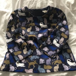 エイチアンドエイチ(H&H)のH&M 猫柄 トップス(シャツ/ブラウス(長袖/七分))